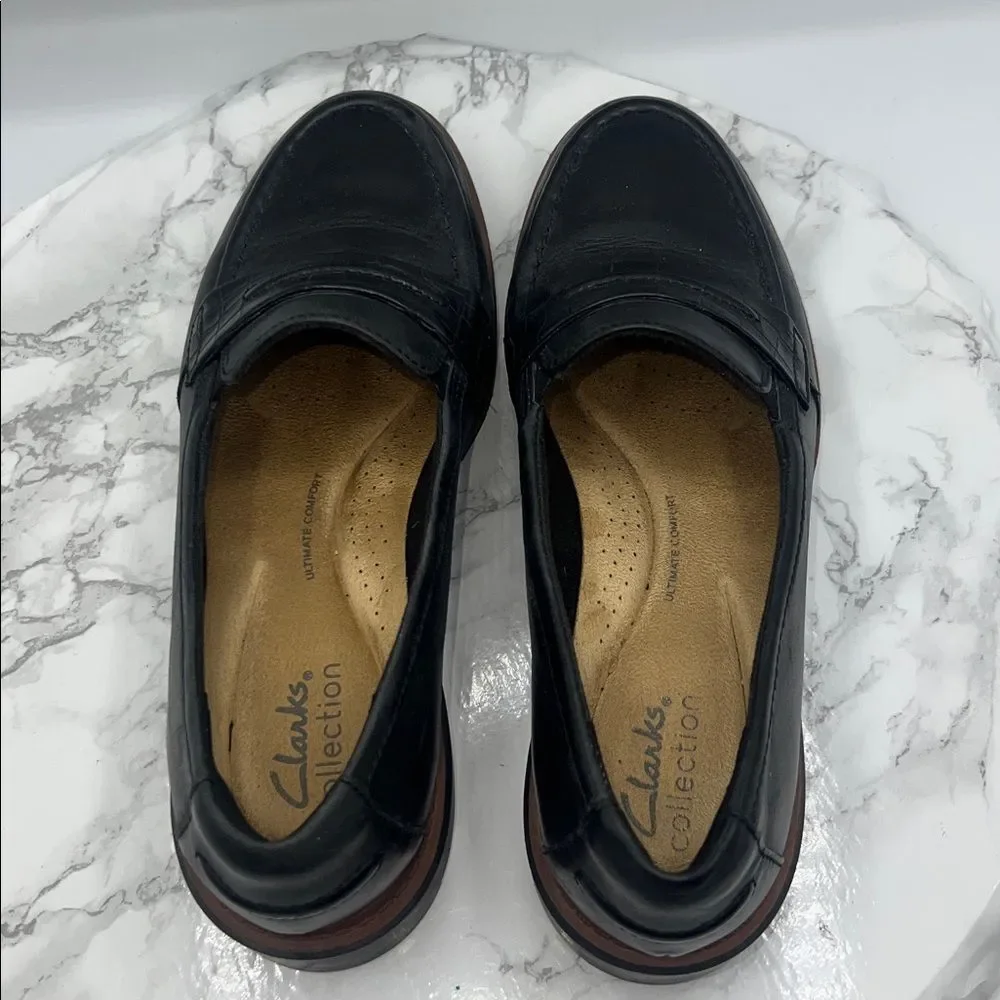 CLARKS Black Westlynn Loafer-6W
